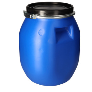 Barile con coperchio in plastica, quadrato, blu, 30 litri - Product Image 4