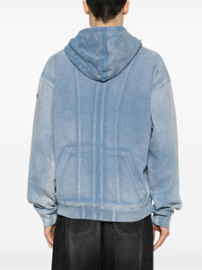 Sweat-shirts à capuche de haute qualité, à fermeture éclair, lourds, avec un design unique et élégant, imprimé d'hiver, épaules tombantes, vente en gros, personnalisés, effet délavé à l'acide - Product Image 4