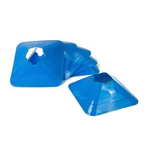 Vente en gros Marqueur d'entraînement d'agilité carré multicolore Cône de football et équipement de football à disque PE souple - Product Image 6