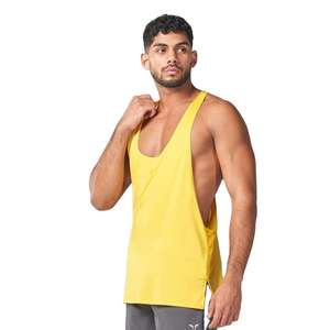 Camisetas sin mangas de algodón 100% para hombre, chaleco deportivo transpirable de verano para Fitness, camiseta sin mangas para culturismo y gimnasio - Product Image 6