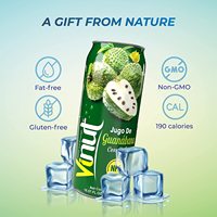 490ml Low-Carb Versgeperste Zuurzakvruchtensap Puree NFC Pulp Blik (gecanneeld) Rechtstreeks van de fabriek Vietnam Private Label