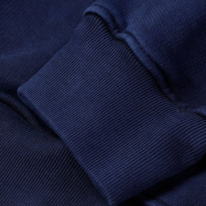 Sudadera con capucha de gran tamaño de algodón pesado para hombre con logotipo bordado de manga larga bolsillo de invierno-tela francesa estilo Hip Hop Streetwear - Product Image 6