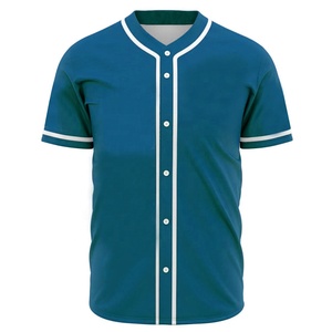 Hot Selling Unisex <b>Baseball</b> & Softball Jersey Custom Logo Print on Breathable Polyester Fabric Sportswear Uniform in Plain Style - Product Image 3