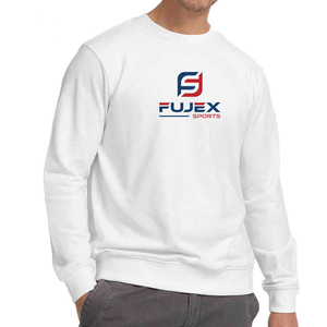 Patchs de logo brodé personnalisés pull sweat-shirt créateur de mode coton éponge française hommes sweat-shirt à col rond - Product Image 1