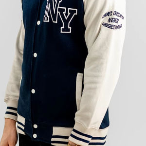 Chaqueta Universitaria Unisex con Logotipo Bordado Personalizado, Nombre del Equipo, Número, Ropa Exterior Retro Universitaria, Bordado Personalizado, Ropa Escolar del Equipo - Product Image 6