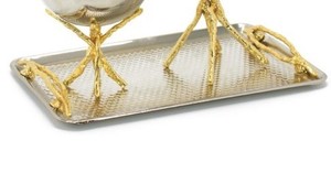 Ensemble de brûleur à encens plaqué or de luxe avec support et plateau en fonte, porte-encens en métal décoratif pour la maison, le temple, la méditation, la décoration - Product Image 6