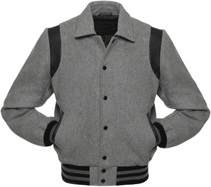 Blouson universitaire homme le plus vendu, nouveau style, 100 % toile de laine, haute qualité, personnalisé, hiver, décontracté, vintage, grande taille, respirant, 2026 - Product Image 2