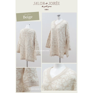 เสื้อคลุม M-L สีเบจ/ชมพูสำหรับผู้หญิงเสื้อคลุมเอวยางยืดสำหรับผู้ใหญ่ - Product Image 6