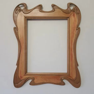 UTILISATEUR PERSONNALISÉ CADRE PHOTO EN BOIS CADRE PHOTO MARRON Bois Massif Rustique Cadres Photo Affichage pour Décoration Murale - Product Image 1