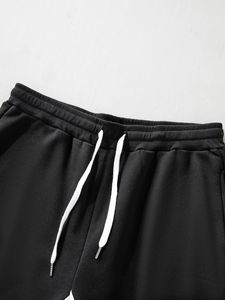 Pantalons de survêtement évasés couleur bloc rue haute personnalisé nouvelle mode pour hommes pantalon de survêtement taille moyenne avec cordon de serrage impression DTF personnalisée - Product Image 3