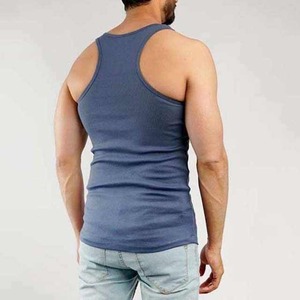 Camisetas sin mangas con logotipo personalizado para hombres y mujeres Chaleco de gimnasio de algodón transpirable | Camiseta de entrenamiento de verano | Suministro a granel de OEM/ODM - Product Image 5