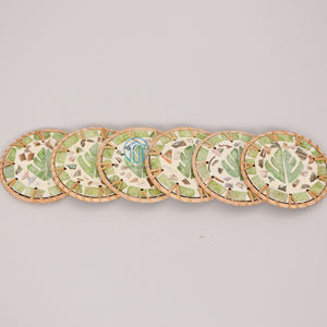 Decorative Mother of Pearl & Rattan coaster Set for Party Decoration Best Selling with High Quality Make in Vietnam - Product Image 4