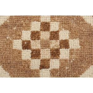 Vintage Turkish Rug 3.4x12.9 ft (105x394 cm), <b>Brown</b> Abstract Rug - Product Image 4