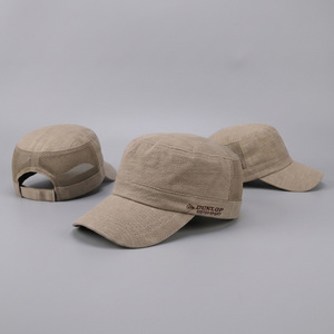 Casquette de baseball personnalisée ODM Vietnam avec étiquette tissée, en coton lavé souple et non structuré, style Dad Cap, faible MOQ - Product Image 1