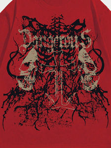 Camiseta de mujer de alta calidad Heavyweight 100% algodón 300GSM hip hop boxy camiseta recortada de gran tamaño. - Product Image 4