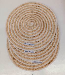 พรมผ้าฝ้ายผ้าป่านสามชั้นสไตล์นอร์ดิกแบบหนาเสื่อปูโต๊ะแบบอเนกประสงค์กันลื่นสำหรับบ้านงานแต่งงานซักได้ - Product Image 3