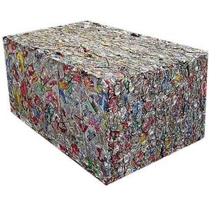 Boîtes de ferraille en aluminium UBC en vrac de haute qualité Nettoyer les contenants de boissons pour le recyclage industriel et la récupération des alliages - Product Image 5