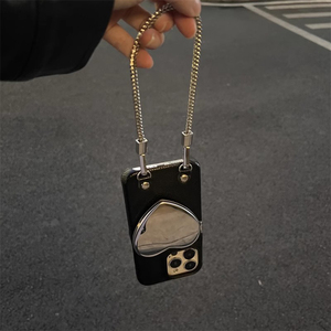 Độc quyền nóng bán trên chất lượng hàng đầu mạ điện tình yêu gương xách tay thích hợp cho Apple 15Promax chuỗi điện thoại di động trường hợp - Product Image 2