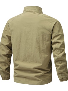 <b>Lightweight</b> 100% Waterproof Hooded <b>Men</b> Winter Windbreaker <b>Jacket</b> Full Zipper Outdoor Made in Pakistan Collar <b>Jacket</b> Full Zipper - Product Image 2