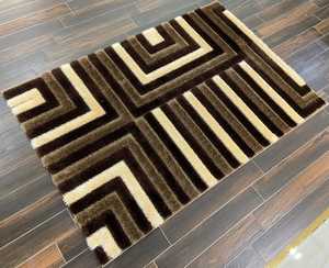 พรมปูพื้นทรงสี่เหลี่ยมผืนผ้า ยี่ห้อ Adiva Gaziantep Jacquard ทอแบบเครื่องจักร ซักได้ ขนสั้น ความหนาปานกลาง ผลิตจากโพลีโพรพิลีนและใยปอกระเจา - Product Image 2