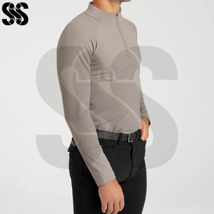 Tissu recyclé écologique, sous-vêtement d'équitation pour homme, haut d'équitation, séchage rapide, anti-odeur, coupe ajustée, respirant, toucher doux - Product Image 2