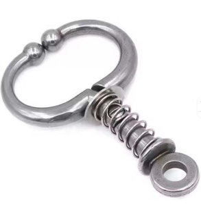 Support de bague nasale vétérinaire homologué CE, professionnel, en acier inoxydable, ensemble d'instruments de classe I 3 pièces, manuel, sécurité MOL, BYSERGLAB - Product Image 2