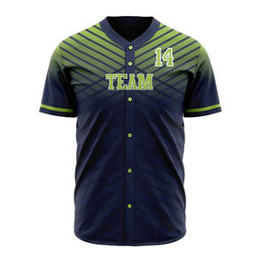Conjunto de ropa deportiva transpirable de uniforme de béisbol y softbol para adultos Unisex más popular con logotipo personalizado y diseño de talla grande - Product Image 3
