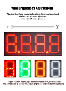 JINBOSHI Station-service extérieure personnalisable Totem Sign Diesel Price Tower avec fonction SDK - Product Image 4