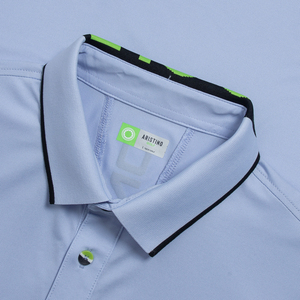 Aristino Hommes Golf pour Broadcloth 58% Polyester 34% Nano Bambou Charbon de Bois 8% Spandex Solide 200g Smart Casual Vente en Gros Chaud - Product Image 2