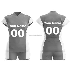 Süblimasyon voleybol özel baskılı logo üniforma spor % 100% polyester çabuk kuruyan voleybol forması - Product Image 5