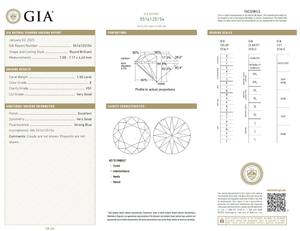 เพชร B2B บริสุทธิ์สำหรับ Gia ได้รับการรับรอง1.50 CT เพชรสีขาวแบบหลวมๆตามธรรมชาติสี FL flow ความบริสุทธิ์ผ่านการเจียระไนมาแล้ว - Product Image 2