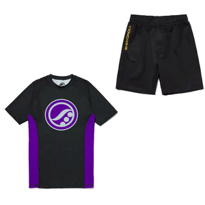 Personnalisable MMA UFC Jiu Jitsu Rashguard BJJ Fight Shirt Shorts Sublimation Sportswear Gym Training Suit Design personnalisé UPF50 + - Product Image 1