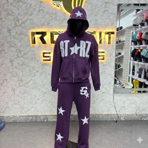 Créez Votre Style : Survêtement Homme Haute Qualité Rexfit – Ensemble Sportif Streetwear avec Sweat à Capuche Entièrement Zippé et Pantalon de Jogging Effet Usé - Product Image 6