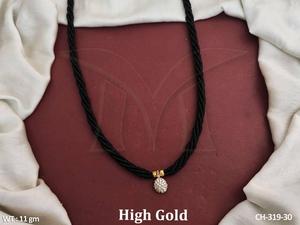 Conjuntos de joyas Envío RTS Desgaste de la boda Joyería de diamantes americanos Alto oro Polaco Piedra completa Diamante americano Mangalsutra - Product Image 2