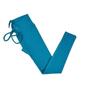 Collants de yoga pour femmes avec cordon de serrage Leggings côtelés Stripe Sport Yoga Pantalon Fitness Legging pour les entraînements d'hiver Solide - Product Image 6