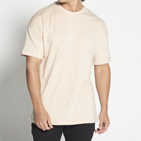 T-shirt homme en jersey lourd 250 g/m², respirant, surdimensionné, 100 % coton, épaules tombantes, impression graphique personnalisée