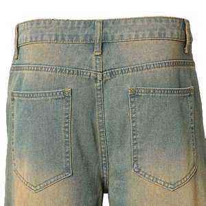 Shorts en jean vintage taille haute pour hommes et femmes - Style streetwear d'été, extensibles, avec décoration en cristal, délavage moyen, personnalisables - Product Image 5
