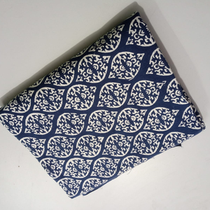 Tela de algodón con estampado de bloques a mano, hermosa tela de algodón con estampado Floral hecha a mano india, tela para hacer vestidos - Product Image 1