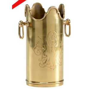 Enfriador de vino de metal de tamaño largo con acabado dorado de diseño único para hotel y restaurante - Product Image 1