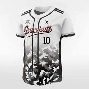 Maillot de baseball uni à manches courtes, pas cher, vente en gros, sublimation et broderie, fabricant d'uniformes de baseball mondial - Product Image 1