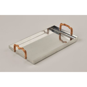 Ensemble de 3 plateaux de service triangulaires en métal plaqué or pouvant également être utilisés comme serveur unique pour les chocolats de bonbons - Product Image 6