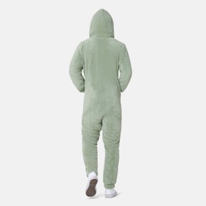 OEM personalizado Manufectuer con capucha Sherpa señoras manga larga corto invierno monos pijamas de una pieza para las mujeres - Product Image 4