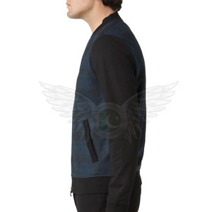 Vente de gros Blouson aviateur faible poids pour homme Blouson aviateur imperméable en nylon avec logo personnalisé - Product Image 4