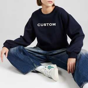 เสื้อสเวตเตอร์แบบสวมหัวคอกลมเสื้อสเวตเตอร์ไม่มีลายออกแบบโลโก้ได้ตามต้องการ - Product Image 5