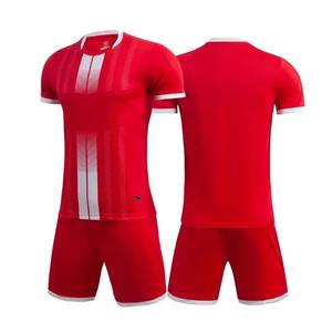 Camiseta de fútbol de secado rápido personalizada para hombre, conjunto para entrenamiento de verano y otoño, uniformes para partidos de fútbol, nombre y logotipo, equipo completo, servicio OEM - Product Image 6