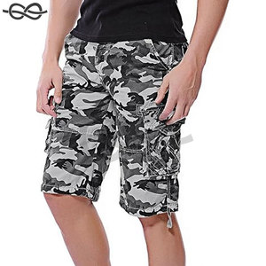 Short cargo camouflage pour hommes Short en coton élégant et durable inspiré Activités de plein air Tenue décontractée Aventure Gym - Product Image 3