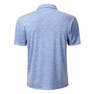 เสื้อโปโลแขนสั้นสำหรับผู้ชายเสื้อโปโลกระดุมปิดทำจากโพลีเอสเตอร์ผ้าฝ้ายผ้าโพลีเอสเตอร์สำหรับฤดูร้อน - Product Image 2