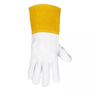 2025 nouveau Design personnalisé Anti-chaleur étanche soudage gants en cuir Construction industrielle travail produits de sécurité du Pakistan - Product Image 2