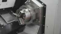 Mesin Bubut-Frez CNC LK-200MSY Dual Spindle, Mesin Bubut dengan As Y Miring dan Sub-Spindle untuk Pengerjaan Bagian Belakang
