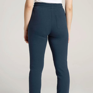 Pantalones de chándal con forro polar para mujer, pantalones holgados de pierna ancha y recta, con cordón para niñas, parte inferior abierta, Joggers atléticos informales para mujer - Product Image 4